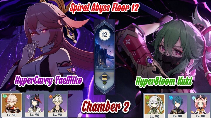 Spiral Abyss Floor 12: YaeMiko + Kuki Shinobu Team Part 2