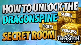 Genshin Impact - Dragonspine 3 Boxes Locations to Unlock the Secret Door Room