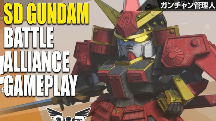 SD Gundam Battle Alliance: 15 mins of multiplayer action combat