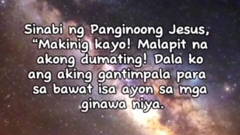 Jesus Christ is coming