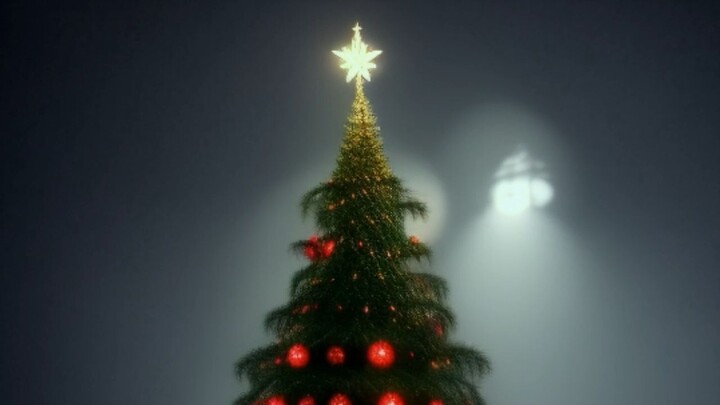 "The Forest Raised a Christmas Tree"