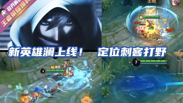 寇丹：新英雄澜技能爆料！定位刺客打野英雄太帅了吧