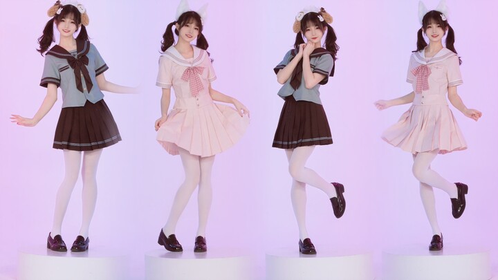 Ding! Who ordered this all-white JK-style little figure? o(≧v≦)o