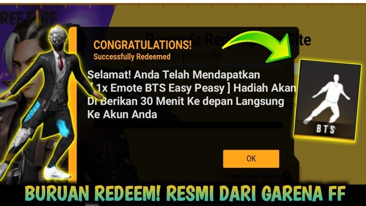 RESMI GARENA! KODE REDEEM FREE FIRE TERBARU HARI INI 13-14 APRIL 2022 |KODE REDEEM EMOTE BTS EASY