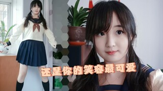 偷偷地张望～还是你的笑容最可爱！