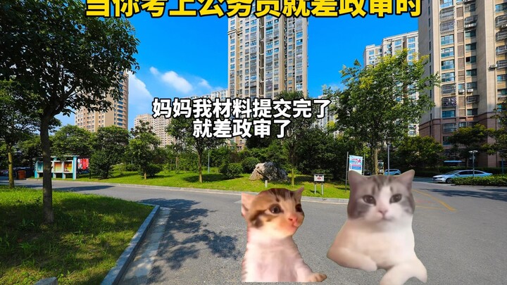 当你考上公务员就差一步时
