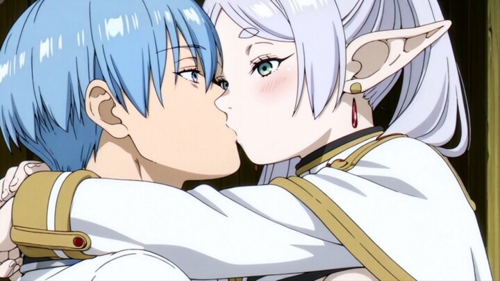 Fanmade 18+ frieren x himmel kissing