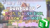 💫 How to Download on MCPEDL ✔️[Maps, Texture, Addons & More] | The girl miner ⛏️