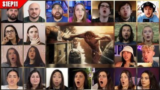 Attack on Titan Season 1 Episode 11 Reaction Mashup | 進撃の巨人