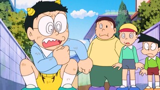 Nobita mặc quần áo quỷ và đạt thành tích xuất sắc, thậm chí còn thách đấu cả Hổ Béo