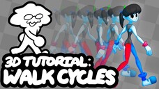 3D Tutorial: Walk Cycles - Doodley