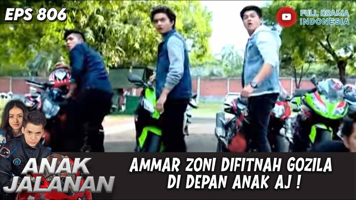 AMMAR ZONI DIFITNAH GOZILA DI DEPAN ANAK AJ ! - ANAK JALANAN