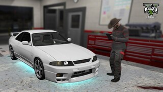 MODIF MOBIL PALING LEGEND ! NISSAN SKYLINE GTR R33 !! GTA V ROLEPLAY