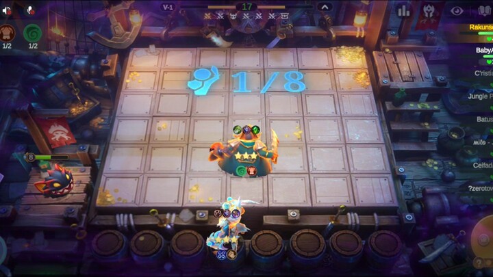 THARZ combo 1 vs 9 sekali sunami magic chess GoGo