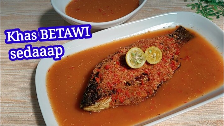 seger & sedap masakan khas Betawi // resep dari ibu mertua PECAK IKAN MAS