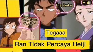 Funny Moment Tegaaaa Ran Tidak Percaya Heiji Hattori | Detective Conan