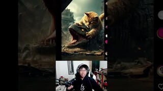 Kucing gemoy ini bisa lawan godzilla karena 💉#chatgpt #kucinglucu #chatgpt4