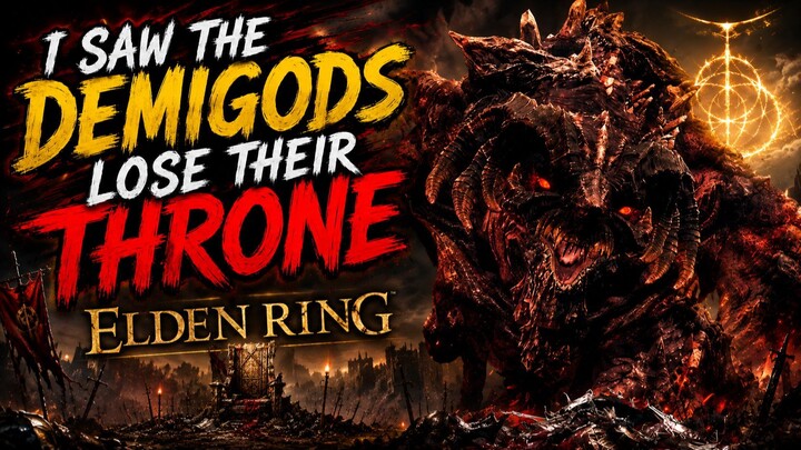 Eu vi os semideuses perderem seu trono Elden Ring