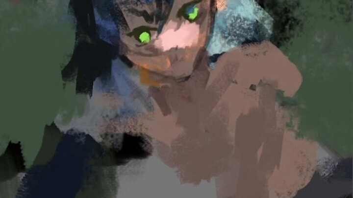 [Painting] I can draw this too. I'm a pig!