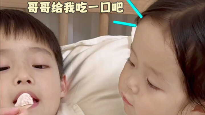So touching! The brother’s only 7, and the sister’s just 2… How can they be so loving? This is as be