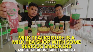 Milk Tealicious+ is a milk tea shop with some serious snackers