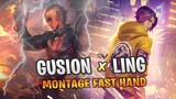 GUSION x LING MONTAGE FAST HAND SO SATISFYING 😱 | BEST MOMENTS | MOBILE LEGENDS BANG BANG