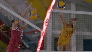 NCAA women's volleyball game for April 17