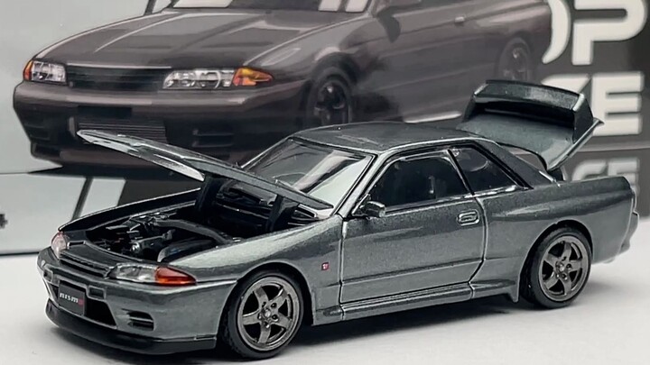 Mengapa memilih Tomica? Tuoyi x Pop Race 1:64 paduan penutup depan/belakang terbuka Skyline GT-R BNR