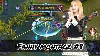 4 VS 5?NO PROBLEM|MOBILELEGENDS|FANNY MONTAGE #8