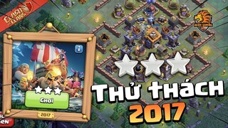 Hướng Dẫn CÁCH ĐÁNH 3 SAO THỬ THÁCH 2017 Đơn Giản - Clash of clans tròn 10 tuổi | Akari Gaming