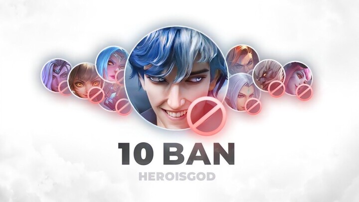 gimana kalo ranked ban 10 hero