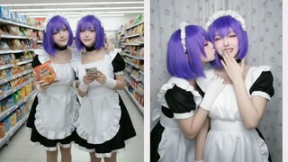 Kaede x Suzu Cosplay 💜💜
