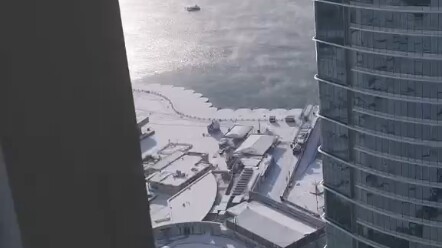 Is the sea “boiling”? Dalian, Liaoning Province. An otherworldly spectacle unfolded on the water: th