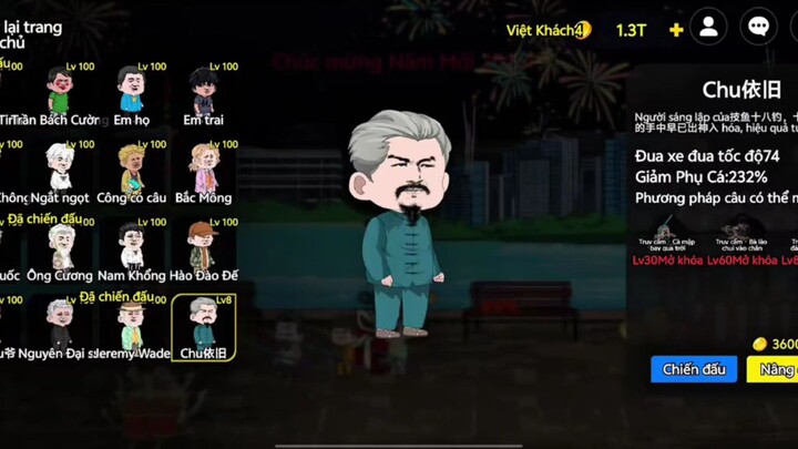 cách lấy nhân vật mới trong câu cá vạn cân!