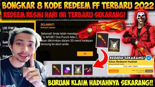 KODE REDEEM FREE FIRE TERBARU 30 AGUSTUS 2022 HARI INI