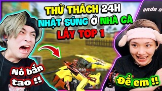 Ruby Và Siro Thử Thách 24h Chỉ Nhặt Súng Ở “ NHÀ GÀ “ Lấy Top 1 Cực Tấu Hài !!!