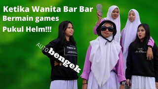 Bengek!!! Wanita Desa Bermain Games P0EK0L Helm sangat B4R B4R🤣🤣