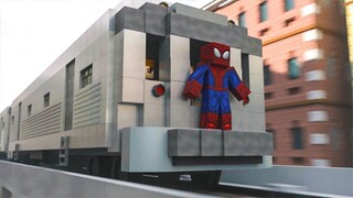 Spiderman Train Scene in Minecraft World