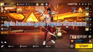 Spin bundle gold royale ff terbaru