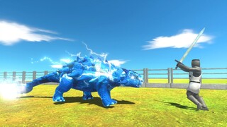 Electric Ankylosaurus Death Run - Animal Revolt Battle Simulator