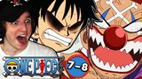 Luffy LOSES it FIGHTING BUGGY!! | One Piece Episode 7 & 8 REACTION!!