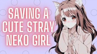 Saving A Cute Stray Neko Girl {ASMR Roleplay}