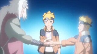 "Boruto, feel how heavy your father's Rasengan is."