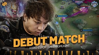 MATCH PERTAMA RRQ NAOMI | H3RO ESPORTS 4.0 MOBILE LEGENDS TOURNAMENT