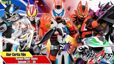 ALUR CERITA KAMEN RIDER GEATS (PART 3) EPISODE 21 - 30