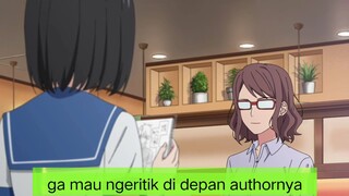 #KompetisiKreasiUnggahan3 , ketika ga enak ngeritik manga di depan authornya langsung