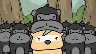 Gorillas Fight 4