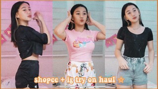 Shopee & IG Shops Try-On Haul ✿ | Denise Julia