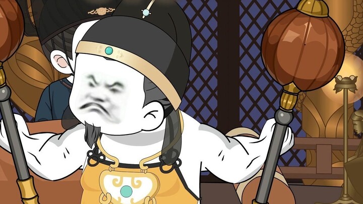 Zhu Yuanzhang was poisoned after being fed 10,000 beans! #沙雕动漫#原创动漫#二元#虾仁动漫