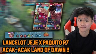 MABAR BARENG R7 PAKE LANCELOT ! PAQUITO X LANCELOT ACAK-ACAK LAWN OF DAWN - Mobile Legends